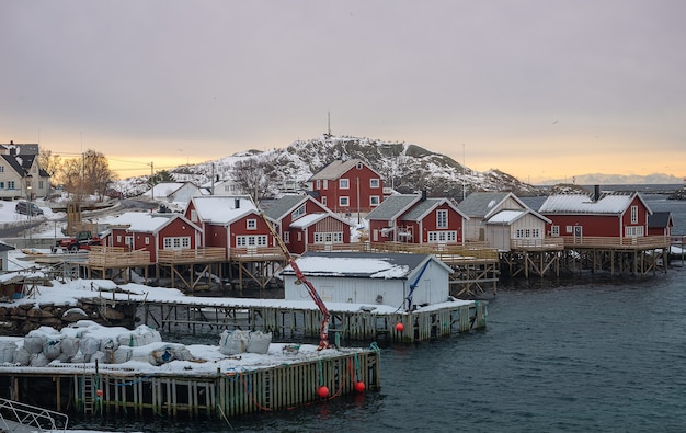 Beautiful landscape on Lofoten Island