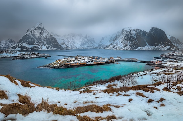 Beautiful landscape on Lofoten Island