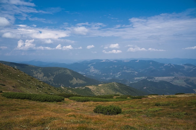 Beautiful landscape mountains Carpathians in the Ukraine