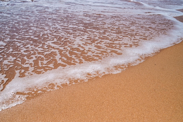 Beautiful landscape of the sand and sea