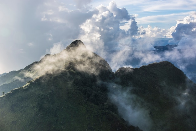 Beautiful landscape, Sunrise on the mountain