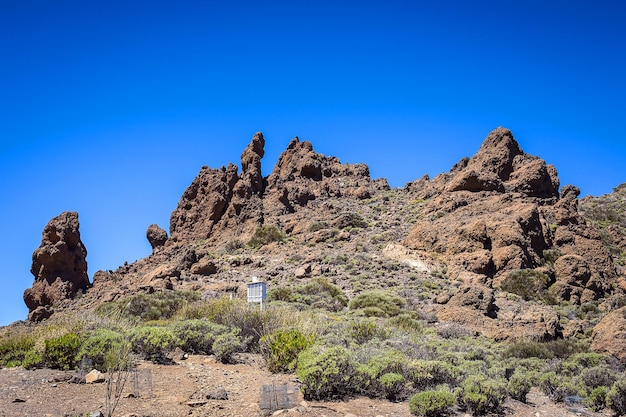 Beautiful landscape of Teide national park Tenerife Canary island Spain