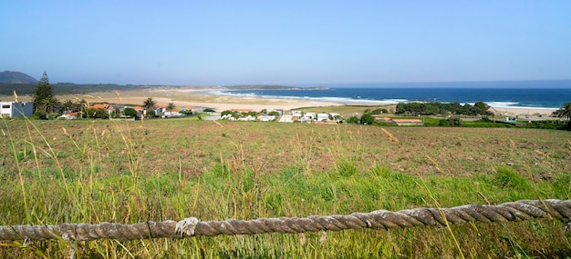 Beautiful landscape view of the Galician coasts. Galicia, Spain