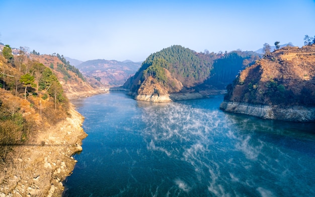 Beautiful landscape view in Nepal