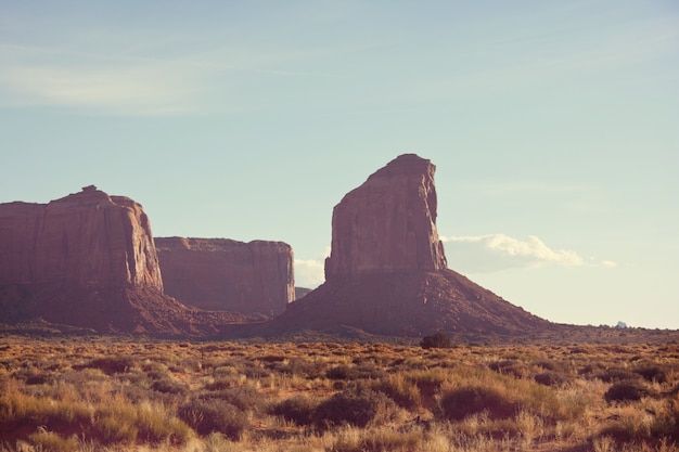 Photo beautiful landscapes of the american desert