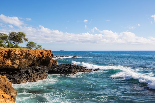 Beautiful landscapes in Oahu island, Hawaii