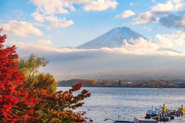 Beautiful lanndscape view of Mt.Fuji at Japan.