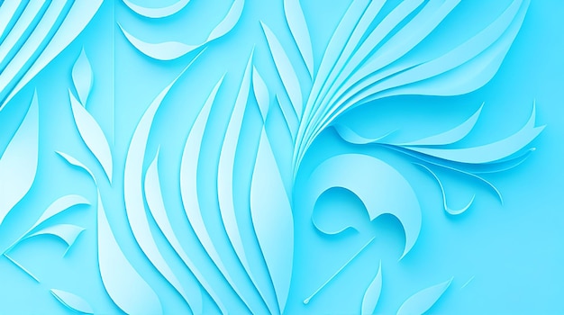 Beautiful light blue background with abstract pattern