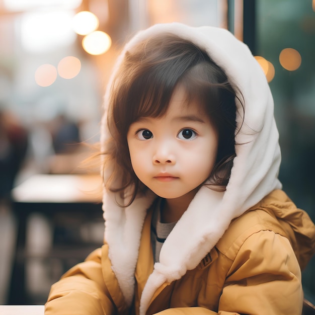 Beautiful Little Girl Cute Chinese Random Climate