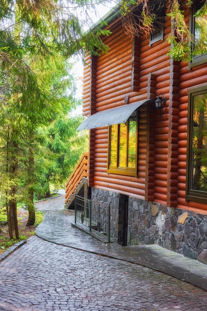 Beautiful Log Cabin Exterior