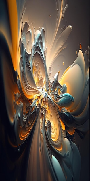 Beautiful luxurious wall art texture backgorund Generative Ai