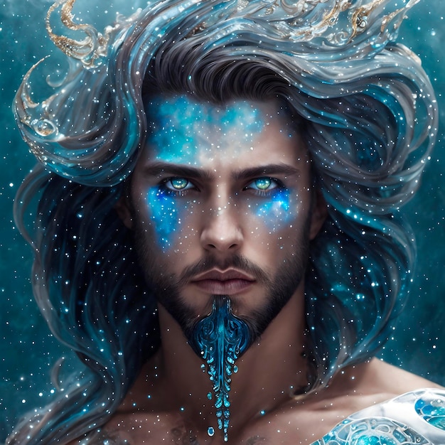 beautiful man Aquarius zodiac