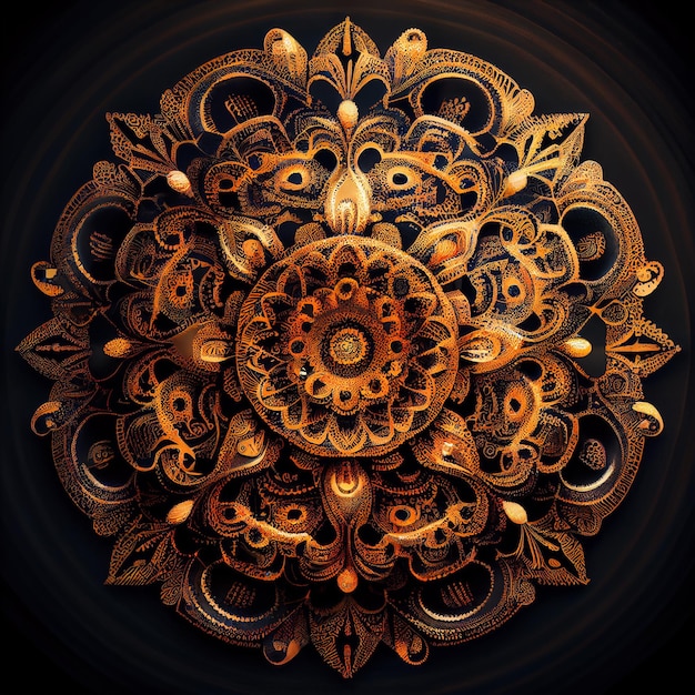 Beautiful mandala background colorful mandala wallpaper illustration