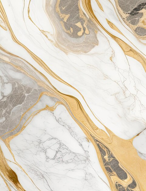 Beautiful marble texture in gold and white color Background natural stone elegant background