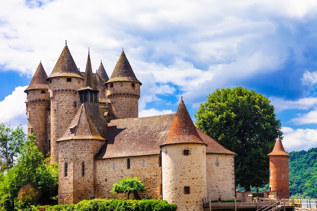 Beautiful medieval castles of France