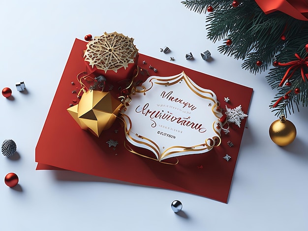 Beautiful modern background perfect for Merry Christmas and happy new year card