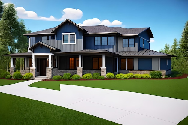 Beautiful modern farmhouse luxury home