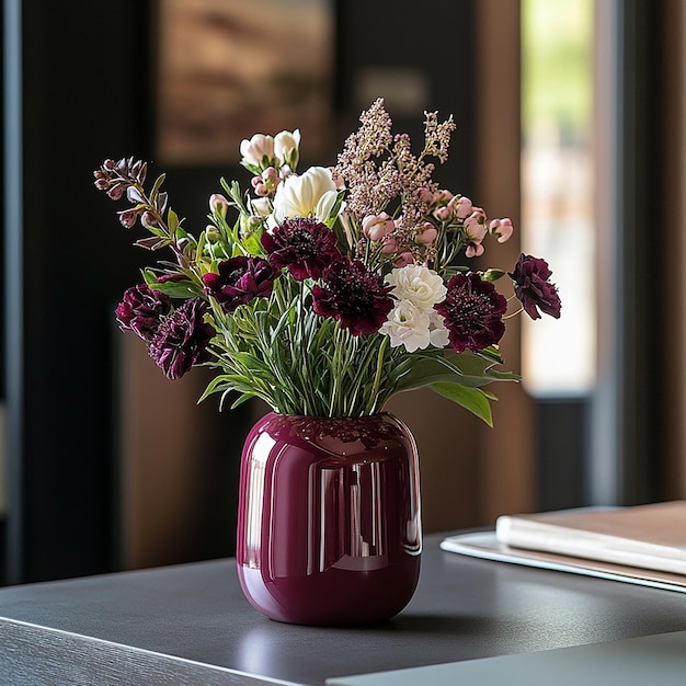 Photo beautiful modern flower vase