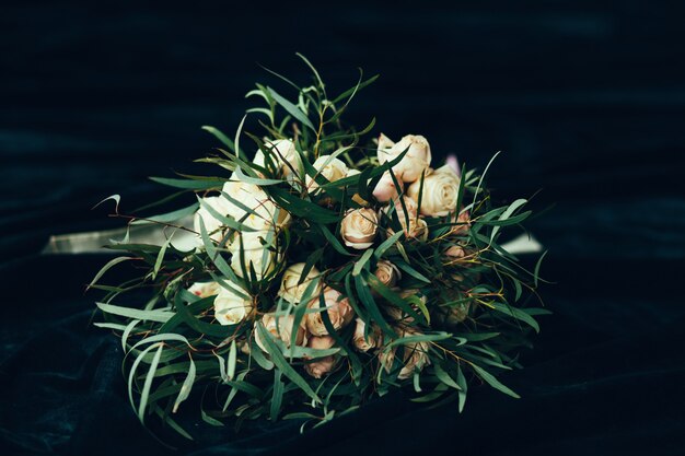 Beautiful modern wedding bouquet