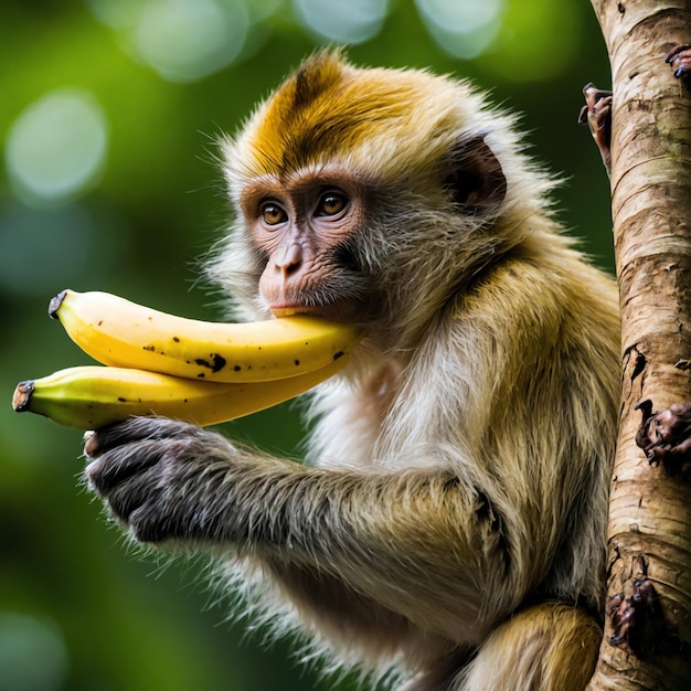 Photo beautiful monkey photos showcasing natural charm