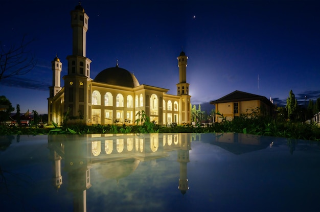 Beautiful Mosque in Sumatra, Indonesia