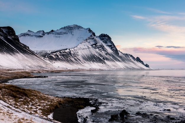 Beautiful mountain landscape in Iceland