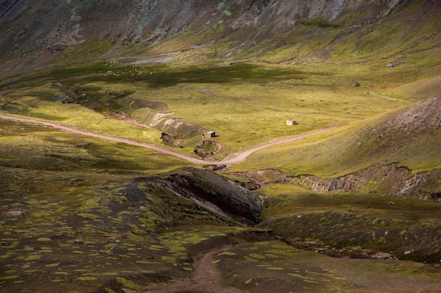 Beautiful mountain landscape in Peru