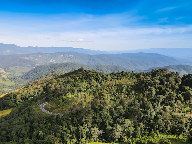 Beautiful mountain in Nan Province