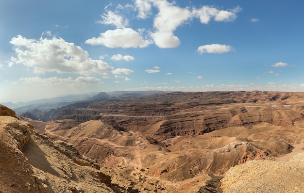 Beautiful mountains landscape in Arava desert