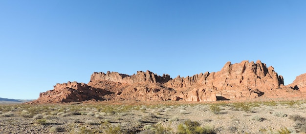 Beautiful mountains located in the Valley of Fire