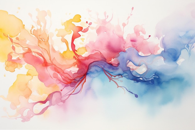 Beautiful Multicolor Luxury Abstract Fluid Art Painting Backgrounds