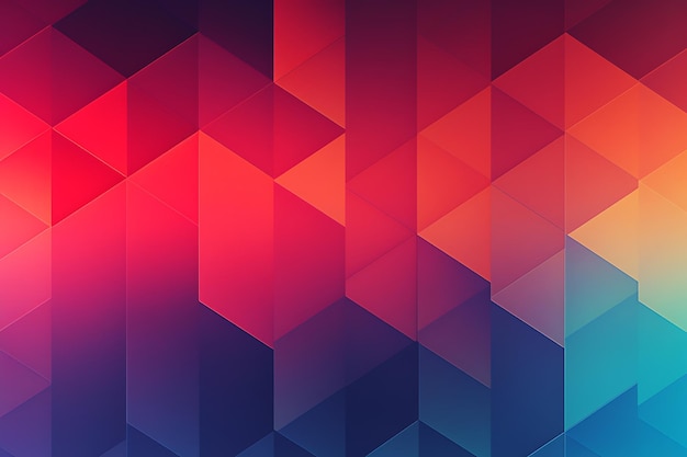 Beautiful multicolored abstract geometry background digital gradient modern futuristic panel