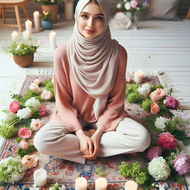 Beautiful muslim woman