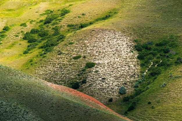 Beautiful natural pattern of mountains