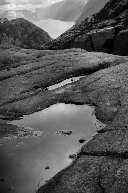 Beautiful Nature landscape in Norway. Amazing wild nature in Europe.