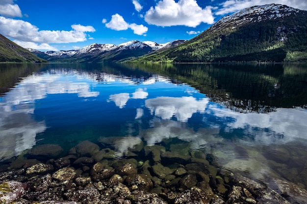 Beautiful Nature Norway natural landscape.