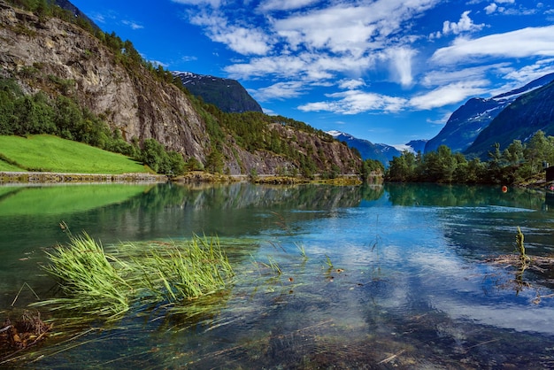 Beautiful Nature Norway natural landscape.