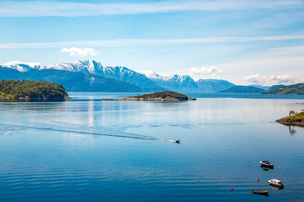 Beautiful Nature Norway natural landscape.