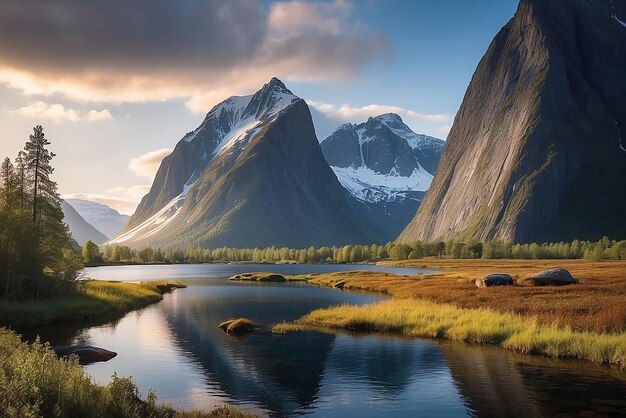 Beautiful Nature Scene from Norway