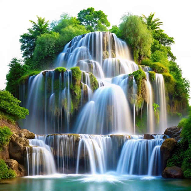 beautiful nature waterfall