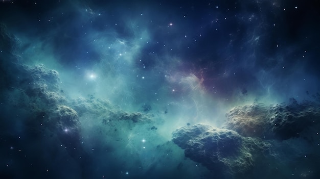 Beautiful Nebula Wallpaper With Stars Ethereal Atmosphere