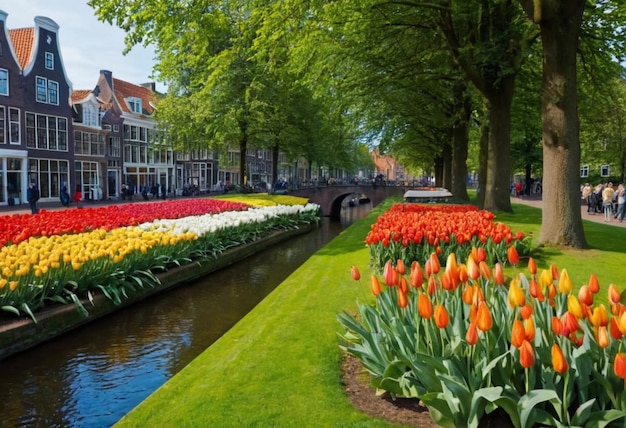 Beautiful Netherlands in the eyes of artificial intelligence