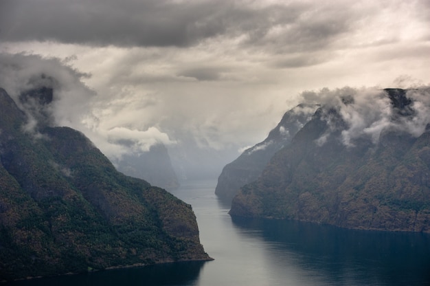 Photo the beautiful norway landscape at summer, 2014