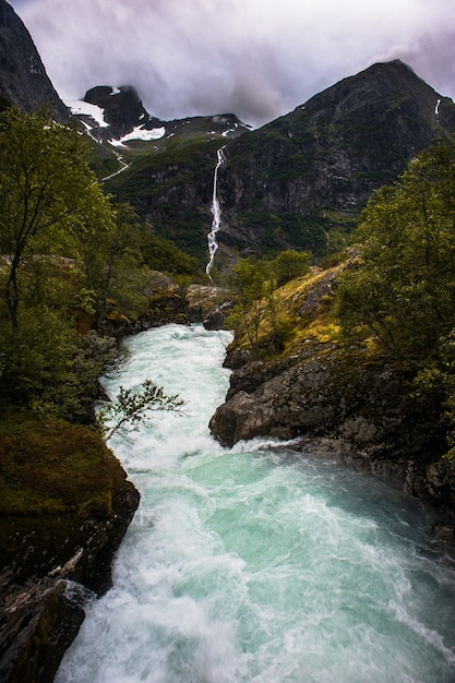 Photo the beautiful norway landscape at summer, 2014