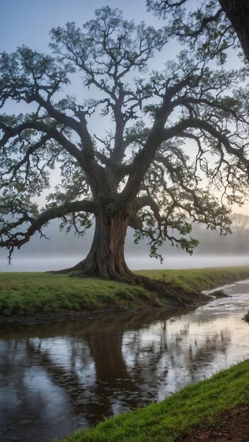 Photo beautiful oak tree photos for nature lovers