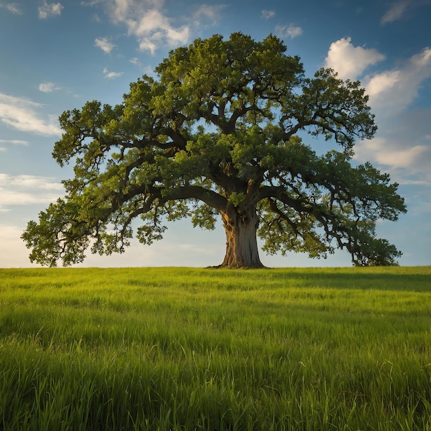 Photo beautiful oak tree photos for nature lovers