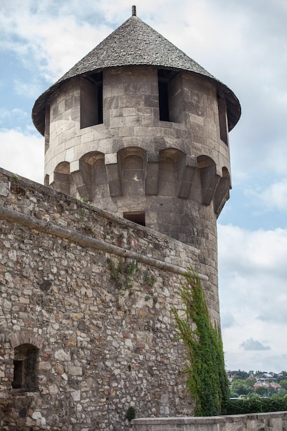 Beautiful old castle in the historic center of Budapest