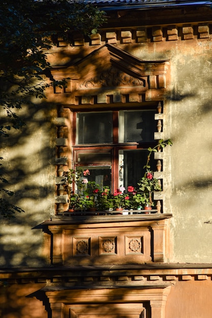 Beautiful old house. Stalin's architecture