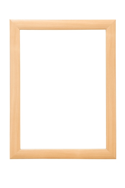 Beautiful orange frame isolated on white background