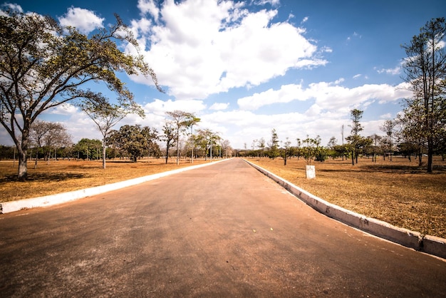 A beautiful panoramic view of Brasilia capital of Brazil